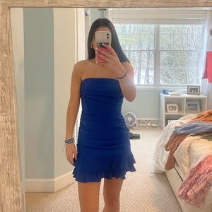 Lucy in the Sky blue homecoming dress